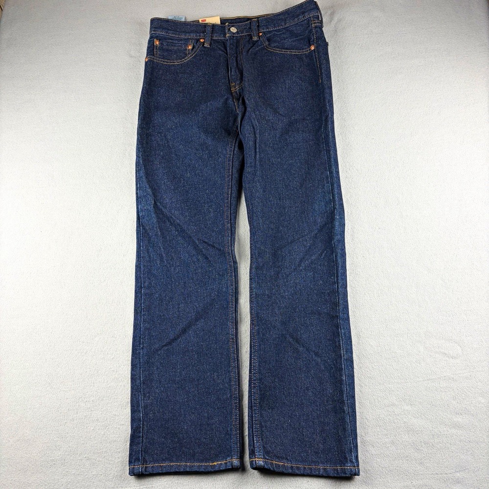 Levi's 505 Straight Fit Jeans Men's 31x30 NWT Dark Wash 100% Cotton
